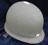Vintage Korean War Military Hard Helmut - 7.5