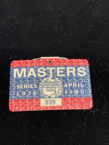 1976 Masters badge