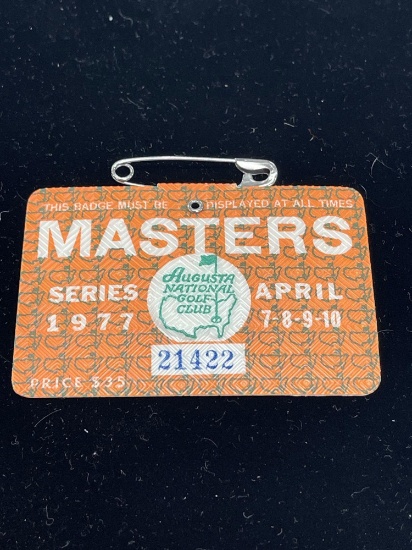 1977 Masters badge