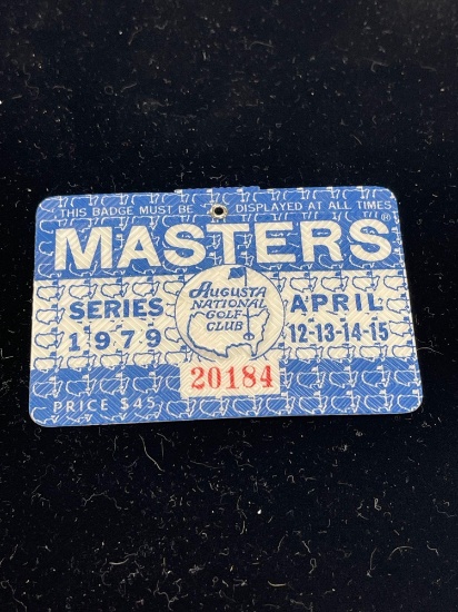 1979 Masters badge