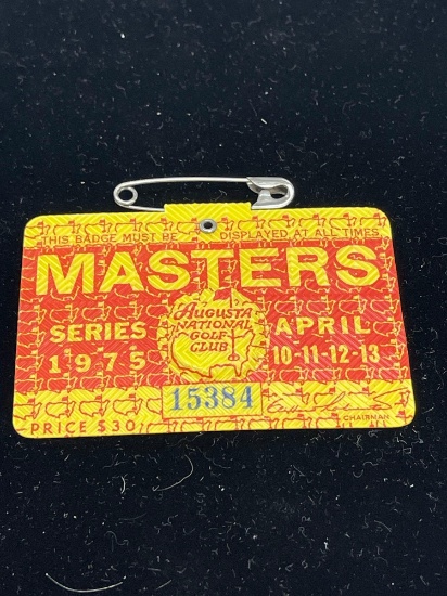 1975 Masters badge
