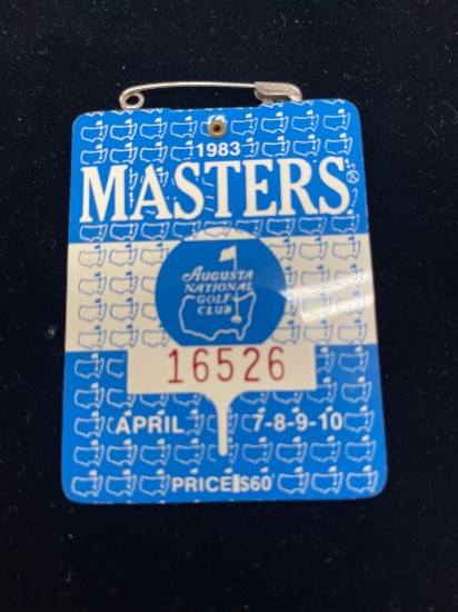 1983 Masters Badge