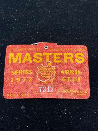 1972 Masters badge
