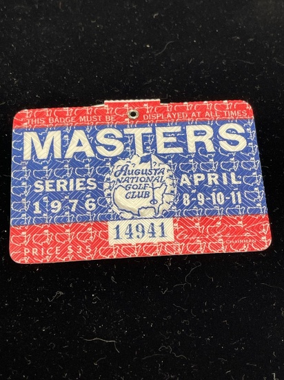 1976 Masters badge