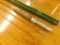Bamboo Fishing Pole with Cork Handle and Holder - Pat. 1906
