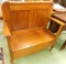 Hall Bench with Storage - Mahogany - 41