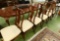 6 American Drew Queen Anne Chairs - 2 Arm - 4 Side - Each 42