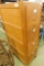 Shaw Walker Oak File Cabinet - 57
