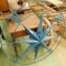 Modern Metal Compass - Painted Blue - 41