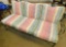 Wrought Iron Outdoor Couch with Cushions - 31.5