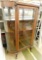 Vintage Bow Front China Cabinet - 62.5