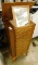 Jewelry Cabinet Armoire - Lift Up Top Swing Out Sides - 40.5