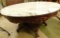 Vintage Marble Top Mahogany Coffee Table - 18