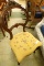 Balloon Back Parlor Chair with Needlepoint Seat - 36
