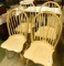 4 Painted Windsor Chairs - Each 38