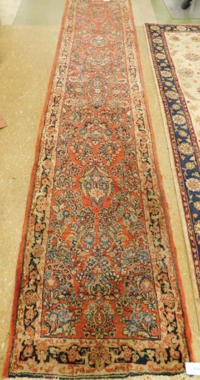 Runner - Maroon-Black-Blue-Beige - 142" x 31"