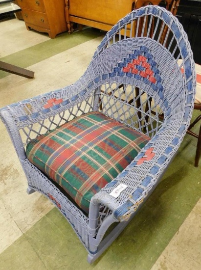 Old Wicker Rocker -36" x 30" x 28"