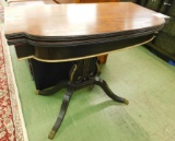 Lire Black and Mahogany Game Table - 30