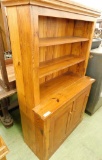 Pine Step Back Cupboard - 66