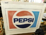 Metal Pepsi Sign - 1983 - 27
