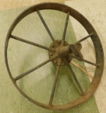 Vintage Wheelbarrow Wheel - 16