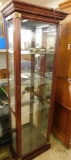 Pulaski Side Door Lighted Curio Cabinet - 76.5