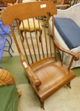 Vintage Oak Rocker - 39.5