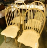 4 Painted Windsor Chairs - Each 38