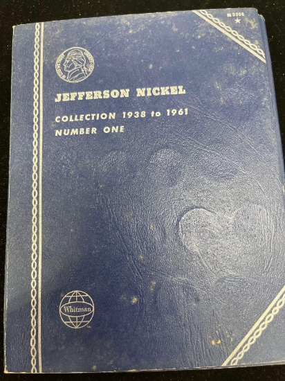 Book of 43 Jefferson Nickels Eight of which are 35% silver