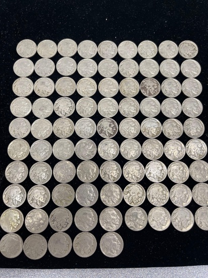 lot of 86, 1985 and 1986 Buffalo nickel