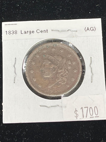 1838 matron head modified large cent