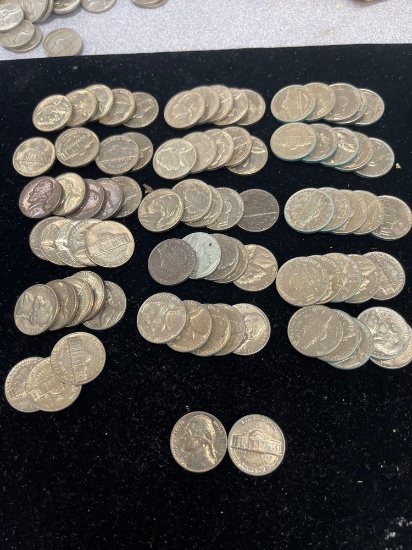 lot of 80 1959 Jefferson Nickels
