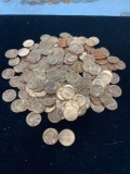 Lot of 200 1960-D small date Lincoln pennies BU