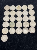 A lot of 26 V Nickels