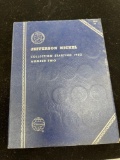 Book with 23 Jefferson Nickels