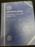 Book of 43 Jefferson Nickels Eight of which are 35% silver