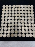 lot of 100 buffalo nickels various years