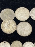 lot of silver foreign coins