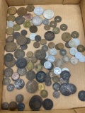 lot of foreign coins