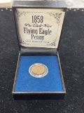 1858 flying Eagle penny pre-civil war last year of issue