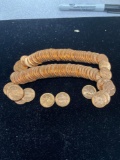 lot of 100 1960-D Small date Lincoln pennies BU