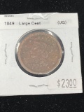 1849 braided hair, large cent