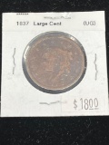 1837 matron head modified large cent