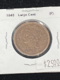 1848 braided hair, large cent