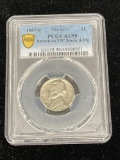 PCGS AU 50 Mint Error Nickel Struck On Quarter Stock