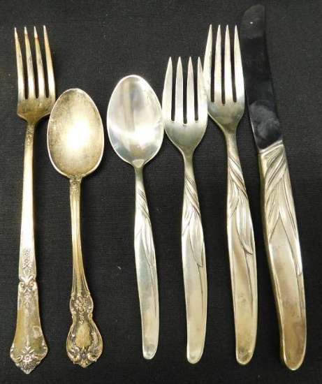 Sterling Silver - Misc. Towle Flatware - "Old Master" - "South Wind" - 196 Grams TW