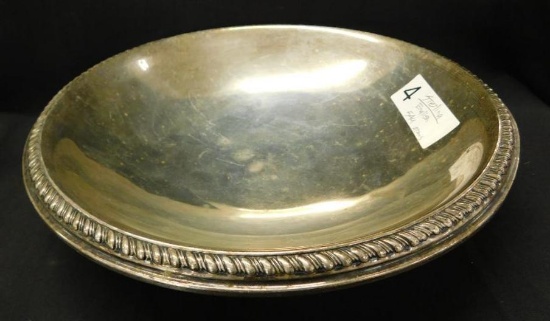 Sterling Silver - English 11" Footed Bowl - 549 Grams