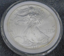 Auction photo of 1995 · .999 Silver - 1995 Silver Eagle $1 Coin