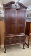 Chippendale style entertainment center