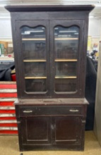 Vintage step back cabinet